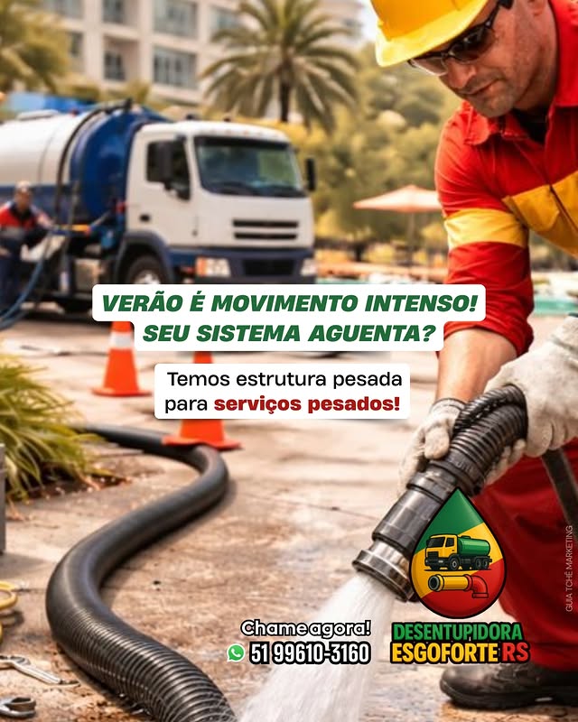 Serviço de desentupimento EsgoForte RS