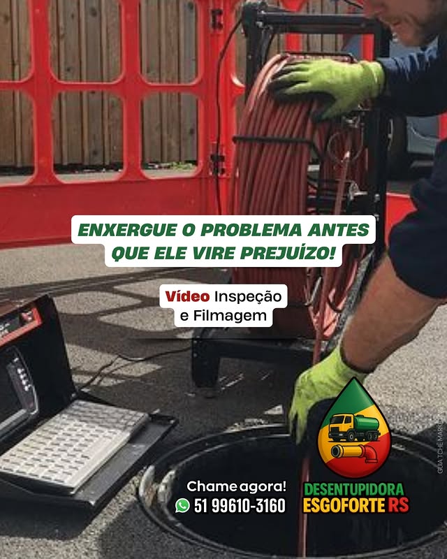 Serviço de desentupimento EsgoForte RS