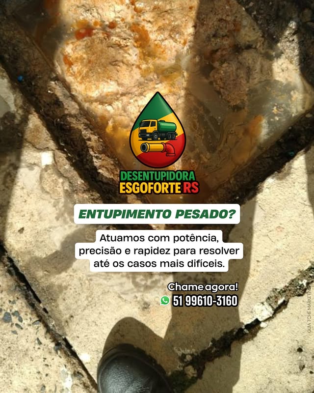Serviço de desentupimento EsgoForte RS